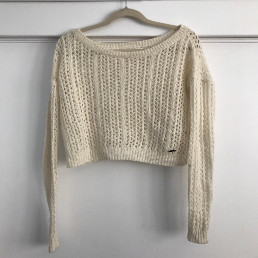 Abercrombie & Fitch Cropped Knit Sweater